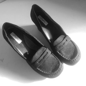 "Candie's" Black Wedge Heel